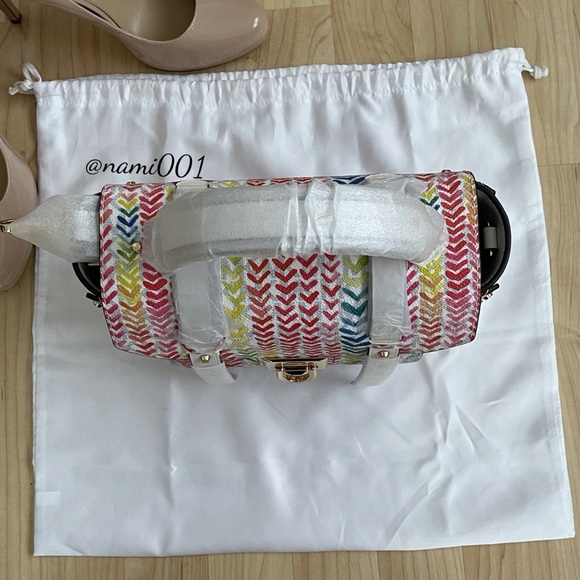 Michael Kors Manhattan Printed Satchel NWT - Picture 14 of 15